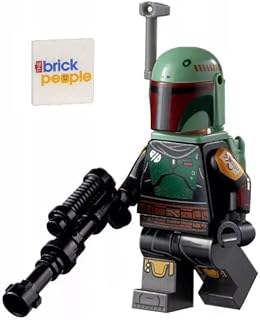 LEGO Star Wars The Book of Boba Fett Minifigure: Boba Fett with Beskar Armor, Blaster and Jet Pack