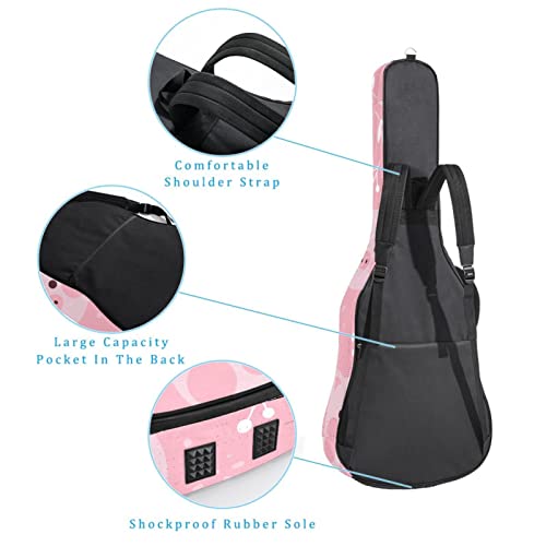 Hondank Housse de transport étanche pour guitare avec bandoulière réglable Motif cochon rose, Multicolor 01, 42.9×16.9×4… - Les Beatles, Paul McCartney, John Lennon, RIngo Starr, George Harrison Hondank Housse de transport étanche pour guitare avec bandoulière réglable Motif cochon rose, Multicolor 01, 42.9x16.9x4… – Image 4