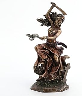 Veronese Design Bronzed Oya Goddess of Wind and Transformation Statue
