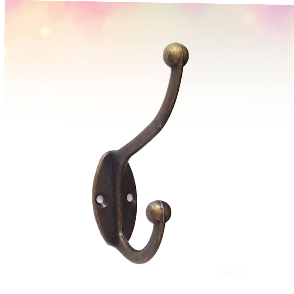 Set Mit 4 Handtuchhaken In Hornform - Metall, Robust, Trägt Bis 22,7 Kg, Für Wandmontage