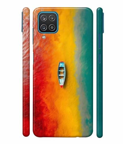 Image of Printed Hard Back Case Cover & Compatible for Samsung Galaxy M12 / Samsung F12 / Samsung A12 | Nature Vector Art (Multicolor) - D1207