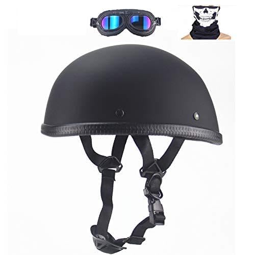 Casco japonés retro señora para medio casco coche eléctrico de batería