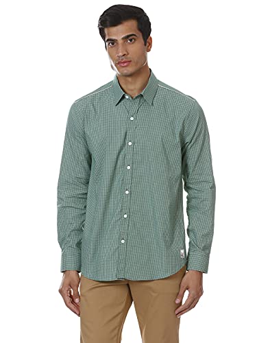 Image of SHIRT THEORY Blue Check Cotton Full Sleeves Casual Shirt for Men II Premium Cotton Shirt II Stylish Shirt for Men II Exclusive Men Casual Shirt II Luxury Shirts ||