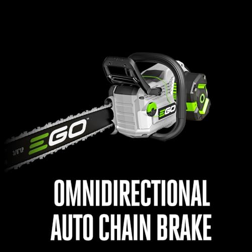 Image of EGO POWER+ Chain Saw, 20 inch Battery Powered Chainsaw, Electric Cordless, Includes 56V 6.0Ah Battery and Charger - CS2005