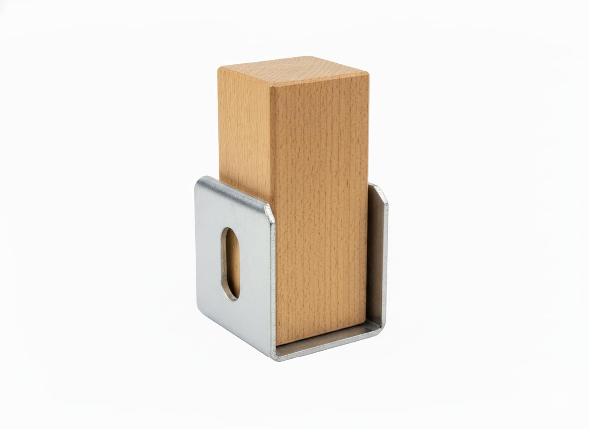 Acciaio Zincato Staffa a U 40x40x3mm Profilo Fai da Te