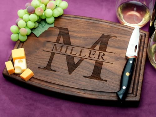 Tabla de cortar rectangular de madera Straga personalizada miniatura 4