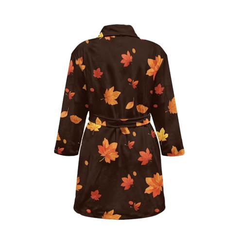 Towel Robe for Women Lightweight Girls Spa Robe with Belt4