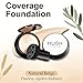 Hush Coverage Foundation for Older Women, Mushroom Head Air Cushion CC Cream, BB Cream Foundation Makeup Moisturizing Concealer, Long-Lasting Full Coverage Foundation for All Skin Types (Natural)