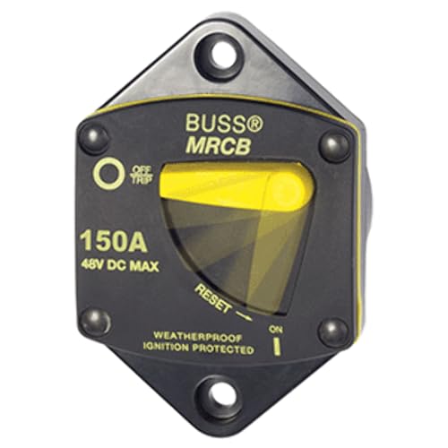 Blue Sea Systems 7048 187 Series Circuit Breaker, Panel Mount, 150A DC
