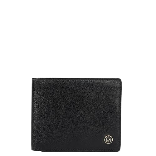 Da Milano Leather RFID Wallet for Men with Multicard Slot - Black (10143OL)