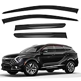 ZONFANT Window Rain Guards, Side Window Deflectors, Sun Visor Rain Vent Window Guards (4 Pcs) Compatible with 2023 ~ KIA Sportage