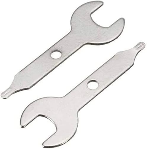 Miniatura 7 de Llave de pinza de 38 pulgadas, llave de tuerca de 0.374in para herramienta rotativa, llave de acero inoxidable plateado para máquina de grabado y