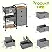 Cidaziya 2In1 Baby Diaper Caddy Organizer and Storage, 3 Tier Rolling Cart with Dividers and Drawers, Mobile Utility Cart Baby Dresser Clothes Organizer for Changing Table, Crib Nursery, Bedroom, Grey