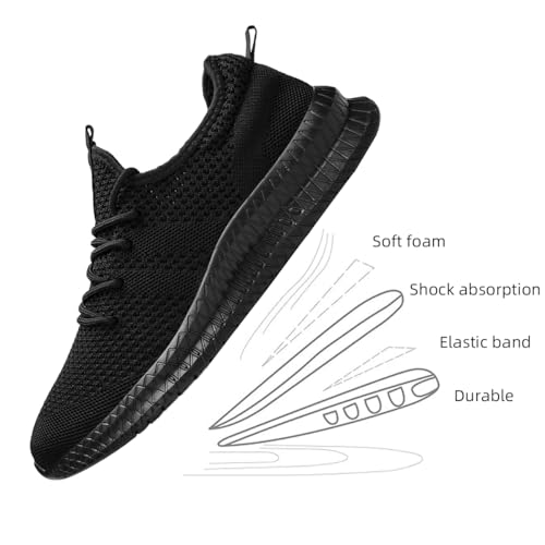 Image of Men's Shoes Running Walking Sneakers Casual Tennis Slip on Shoes Lightweight Breathable Fashion Comfortable Workout Athletic for Gym Sport Shoe