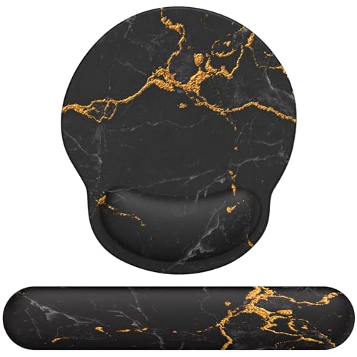 Tapis de souris frais pour gamer avec repose-poignet en gel