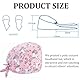 LAKJUOZ Nurse Caps Surgical Hood Fabric, Surgical Caps, Rosa Einhornmuster Fabric Nurse, Accessories for Doctors, Nurse Cap, Adjustable Work Cap, Cotton Dust Cap, Cute Unisex Dust Cap