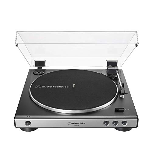 Audio-Technica at-LP60XUSB-GM Fully Automatic Belt-Drive Stereo Turntable (Analog & USB), Gunmetal, Hi-Fidelity, Plays