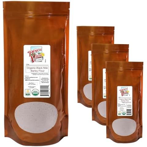 Organic Black Nile Barley Flour - 2lbs (Pack of 4) Cover