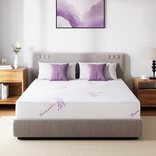 Image of EGOHOME 8 Inch Full Size Mattress, Medium Memory Foam Infused with Green Tea Gel, Pressure Relief, Body-Adapting Comfort, Bed in a Box, CertiPUR-US Certified