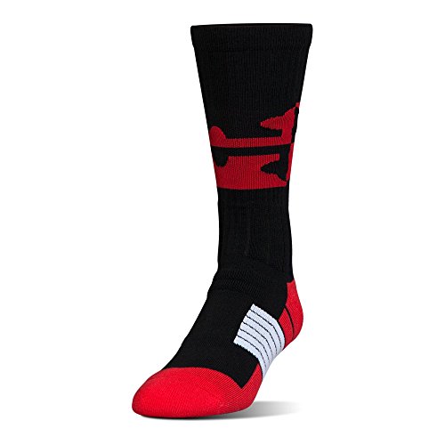 Under Armour Men's Performance Unrivaled Crew Socks Medium Black