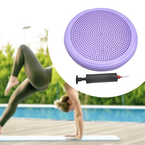 Balance Mat Flat Pad Wobble Cushion Wiggle Seat Balance Disc Stability Yoga Mat for Gym, Yoga, Men, Women, Exercise, Adults2