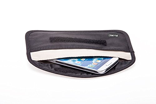 Ska Direct® 100% Anti-Tracking Anti-Spying GPS RFID Signal Blocker Pouch Case Bag Handset Function Bag for Cell Phone Privacy Protection and Car Key FOB - (Black)