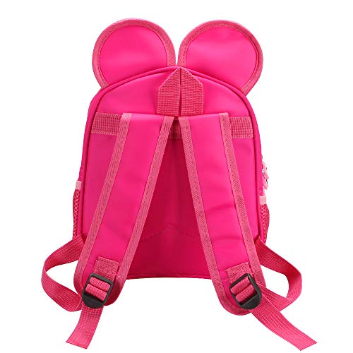 Voikukka Kid Cute Pink Backpacks For Little Girls Cartoon Mini Mouse Backpack Bookbag Kids Small Travel Backpacks For Toddler Girl Backpack Gift Baby Book Bag Preschool Backpacks #TOP3