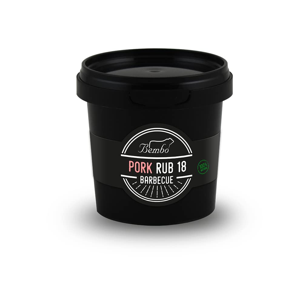Rub BBQ Porc Bembo – 100 g - Mélange d’Épices pour Pulled Pork et Viande de Porc – Marinade Sèche Barbecue – Made in Italy