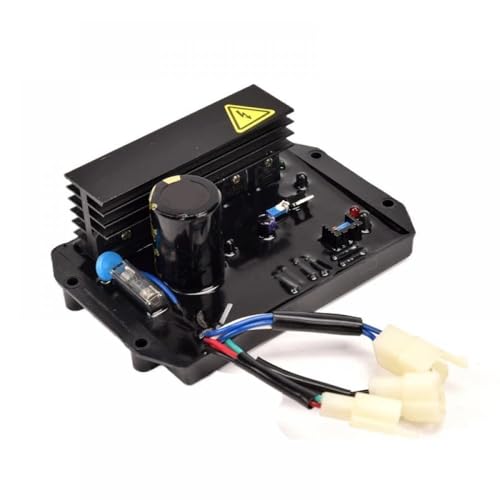 FILWY Regulador de Voltaje del generador AVR Compatible con una Sola Fase y TRIF. 220V 380V 8KW a 15kW Gensets KT245 Serie(KT245-1B)