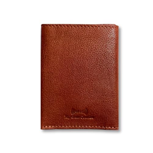 Big Skinny Full Leather RFID Blocking Trifold (Cognac) 6