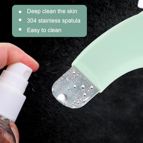 Image of MAYCREATE 3-in-1 Blackhead Remover Tool, Blackhead Scraper with Double-Sided Silicone Face Cleansing Brush, Deep Pore Cleaner for Nose, Chin & Facial Exfoliation