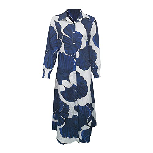 Camisa de praia casual feminina, moda listrada/floral/estampa de letras, com botões, camisas grandes