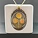 Glass with 3 Sunflowers Natural Real Sun Flowers Sunshine Daisy Pendant 18k Gold Plated Necklace for Women Handmade