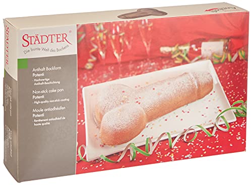 Städter - Motivbackform Penis Potenti - hochwertige Antihaftbeschichtung - ideal für Kindergeburtstag oder Partys - PFAS frei