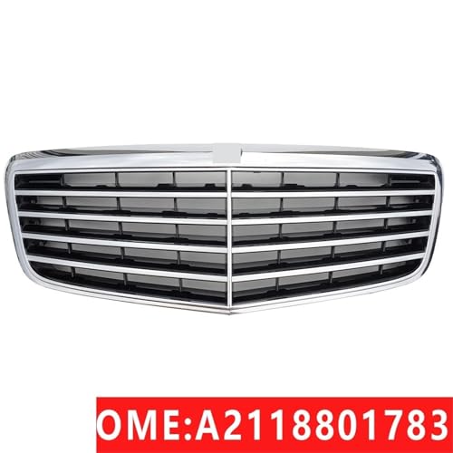 Grille radiateur W211 calandre centrale pour Classe E E200 E270 E280 E320 2118801783 - 2