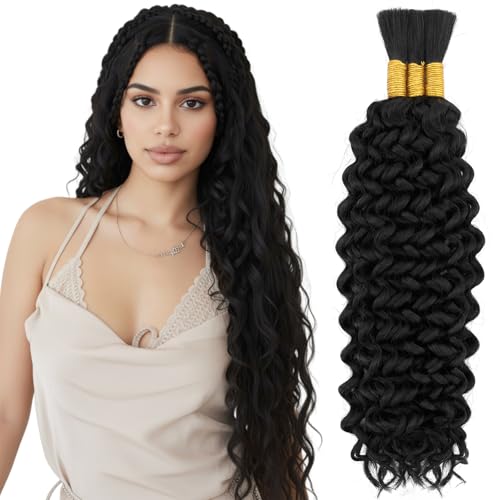 Silk-co Tissage Bresilien Cheveux Humain Vierges Brésilien 3 Bundles Deep wave Boho Braids Meches Human Hair Tissage Naturel Cheveux Humain Bresilien Mèches...