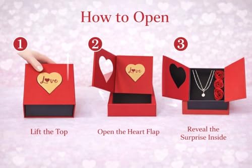 Image of Yadava Artificial Red Rose Flower for Valentine Day Gift Romantic Gift for Girlfriend Boyfriend Husband Wife | Cute Star Keychain, Message Bottle & Love Cards in Premium Gift Box (Vint LoveBox)