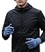 Nike Dri-FIT Lightweight Knit Running Gloves — Breathable Warmth, Touchscreen Fingertips, Stretch Cuff, Unisex (1 Pair) (World Indigo | Ghost, Large)