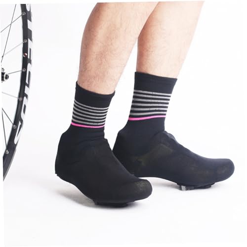 POPETPOP 1 par Cubiertas de Zapatos para Ciclismo para Hombre y Mujer Calientes para Montar al Aire Libre Compatible con Zapatos de Carretera y de Montaña Negro miniatura 4