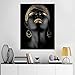 ZSLMX Arte De La Pared Impresa Lienzo Mujer Afroamericana Mujer Negra Pintura...