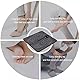 Herzberg, Tapis Pieds Électrique, Technologie EMS Avancée, Écran LED, 8 Modes de Massage, 19 Niveaux d’Intensité, Chargement USB, Arrêt Automatique Noir, 27,6 cm x 31,5 cm