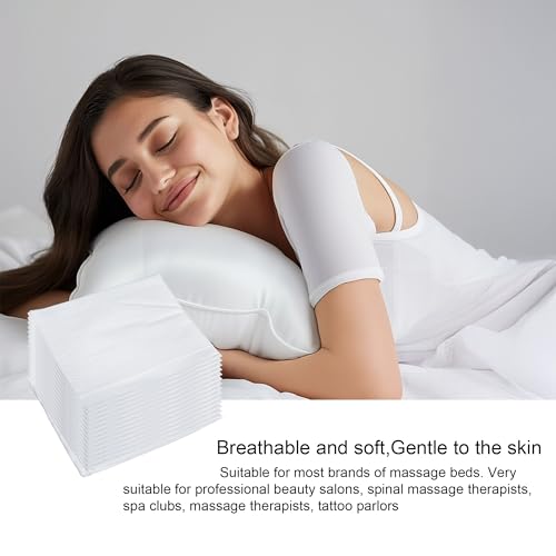 disposable pillow case coverspack of 100bulk pillow cases for medical hospital travelpaper pillow cases disposable 21 width x 30length white