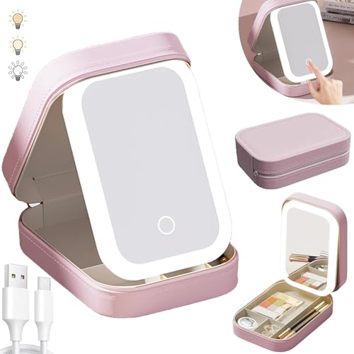 Espejo de Maquillaje Led Ajustable Tres Colores miniatura 1