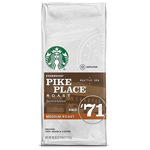 Image of Starbucks Pike Place Medium Roast Ground Coffee (40 oz.)