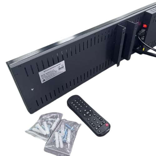 Image of 56.6 Inch (1431x160mm Viewable) Commercial Android Stretched LCD Bar Display | Ultra-Wide Shelf Screen | Cloud /USB /Mobile App