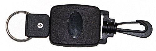 DiveCatalog Small Multi-Purpose Retractor with Clip and Key Ring - Steel 24 inches - Scuba Essential