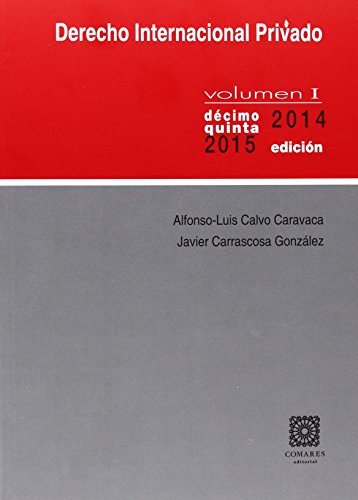 Derecho internacional privado I. (15ª ed. - 2014 - 2015)