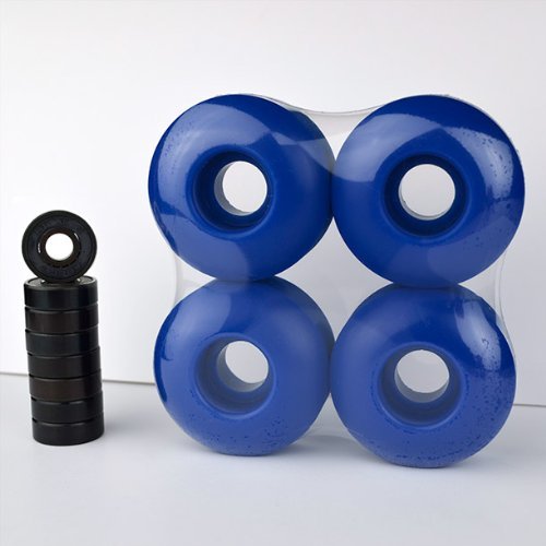 YocaherBlank 52mm Color Wheels + ABEC 7 Color Bearings for Pro/Regular Skateboards