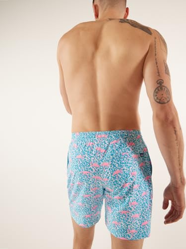 Chubbies Lined Mens Swim Trunks 7 Inch – Swim Shorts and Mens Shorts with Elastic Waist, Stretch, Boxer Brief Liner, UPF 50+3