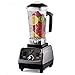 Blender nablatowy, profesjonalny blender Blender Sokowirówka Automatyczny cyfrowy ekran dotykowy 3HP BPA 2L High Power Robot kuchenny Green Fruit Smoothie Processor, szary (szary)
